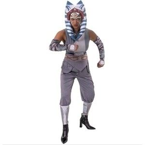 Star Wars Ahsoka Tano Halloween Costume Cosplay Size Large 12/14 Adult NWT